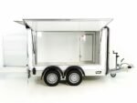 Debon Kofferanhänger C500 Sandwich 164x300cm H:200cm 2,0t|Alu|Polybug|Tür|weiß-Neu – Bild 9
