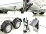 Debon Kofferanhänger C500 Sandwich 164x300cm H:200cm 2,0t|Alu|Polybug|Tür|weiß-Neu – Bild 10