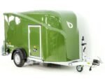 Debon Kofferanhänger Cargo 1300 Vollpoly 150x290cm H:160cm|Tür|olivgrün-Neu – Bild 3