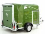 Debon Kofferanhänger Cargo 1300 Vollpoly 150x290cm H:160cm|Tür|olivgrün-Neu – Bild 4