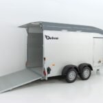 Debon Kofferanhänger Cargo C800 206x441cm H206 3,5 t|Alu|Polybug|Tür|grau-Neu