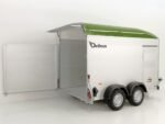 Debon Kofferanhänger C500 164x300cm H:200cm 2,6t|Alu|Polybug|Tür|olivgrün-Neu