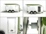 Debon Kofferanhänger Roadster C700 179×378 Höhe:201cm 2,6t|Alu|Polybug|Tür|olivgrün-Neu – Bild 10