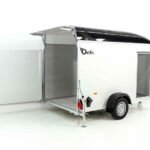Debon Kofferanhänger C400 164x315cm H:200cm 1,3t|Alu, Polybug|Tür|schwarz-Neu
