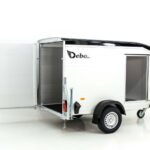 Debon Kofferanhänger Roadster Alu 255 125x255cm H:156cm|schwarz-Neu
