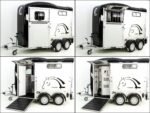 Cheval Liberte Pferdeanhänger Touring Country|Sattelkammer|Frontausstieg|schwarz-Neu – Bild 7