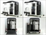 Cheval Liberte Pferdeanhänger Touring Country|Sattelkammer|Frontausstieg|schwarz-Neu – Bild 8