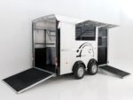 Cheval Liberte Pferdeanhänger Maxi 3|3 Pferde|Pullmann 2 Fahrwerk|weiß-Neu – Bild 2