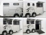 Cheval Liberte Pferdeanhänger Maxi 4|4 Pferde|Pullman-Fahrwerk|100km/h| weiß-Neu – Bild 8