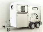 Cheval Liberte Pferdeanhänger Touring One 1,5er|Pullman-Fahrwerk|Frontausstieg|weiß-Neu – Bild 2