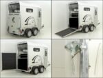 Cheval Liberte Pferdeanhänger Touring One 1,5er|Pullman-Fahrwerk|Frontausstieg|weiß-Neu – Bild 10