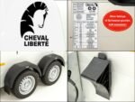 Cheval Liberte Pferdeanhänger Touring One 1,5er|Pullman-Fahrwerk|Frontausstieg|weiß-Neu – Bild 15
