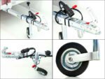 Anhänger mit Plane 125x250cm 750kg | Typ U4 | Hochplane 140 cm Profi | Schwarz-Neu – Bild 7