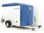 Debon Kofferanhänger C400 164x315cm H:200cm 1,3t|Alu, Polybug|Tür|blau-Neu – Bild 3