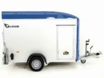 Debon Kofferanhänger C400 164x315cm H:200cm 1,3t|Alu, Polybug|Tür|blau-Neu – Bild 4