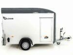 Debon Kofferanhänger C400 164x315cm H:200cm 1,3t|Alu, Polybug|Tür|grau-Neu – Bild 4