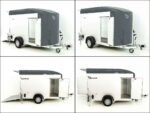 Debon Kofferanhänger C400 164x315cm H:200cm 1,3t|Alu, Polybug|Tür|grau-Neu – Bild 6