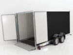 Vezeko Koffer-Absenkanhänger 167x400cm Höhe:210cm 3,5t|schwarz-Neu – Bild 2