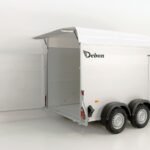Debon Kofferanhänger C500 164x300cm H:200cm 2,6t|Alu|Polybug|Tür|weiß-Neu