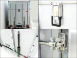 Vezeko Kofferanhänger 184x355cm Höhe:205cm 2,7t|45°|Tür|Rampe|silber-Neu – Bild 8