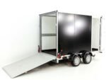 Vezeko Kofferanhänger 184x405cm Höhe:205cm 2,7t|Rampe|Tür|schwarz-Neu