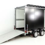 Vezeko Kofferanhänger 152x305cm Höhe:193cm 2,7t|Rampe|Dachträger| schwarz-Neu