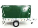 Anhänger mit Plane 125x250cm 750kg | Typ U4 | Hochplane 140 cm Profi | Grün-Neu – Bild 4