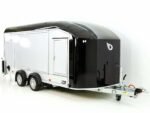 Debon Kofferanhänger Roadster C1000 200x500x200 cm 3,5t schwarz | E-Winde | Erhöhungsrampen-Neu