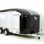 Debon Kofferanhänger Roadster C1000 200x500x200 cm 3,5t schwarz | E-Winde | Erhöhungsrampen-Neu