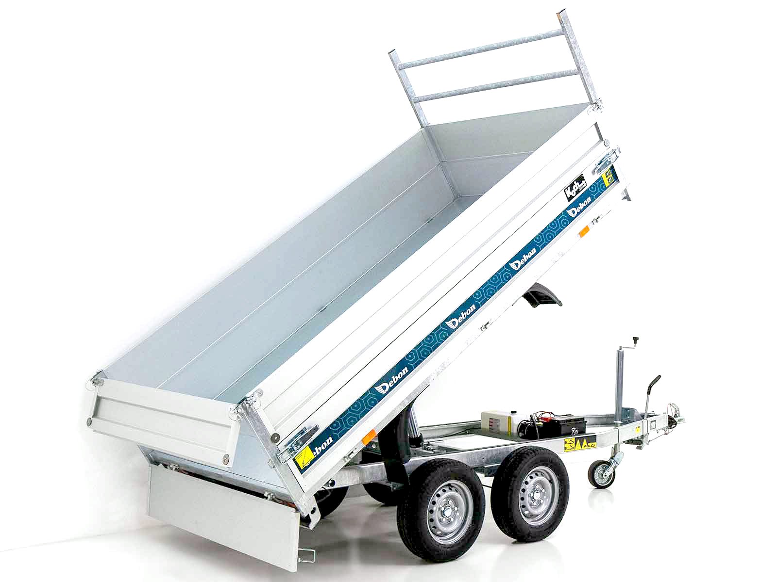 3-kippan-2.jpg Debon Heckkipper 155x305cm 2,0t | E-Pumpe | BWA-Neu – Bild 1