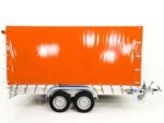 Anhänger mit Plane 185×400 cm 2600 kg | Typ 10.26 | Hochplane 200 cm – Orange-Neu – Bild 4