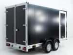 Vezeko Kofferanhänger 184x405cm Höhe:205cm 2,7t|Tür|schwarz-Neu