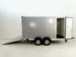 Vezeko Kofferanhänger 184x405cm Höhe:205cm 2,7t|Rampe|Tür|silber-Neu – Bild 8