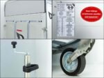 Debon Kofferanhänger Roadster Alu C700 179×378 H201 2,6t|Alu|Polybug|Tür-Neu – Bild 12