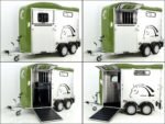 Cheval Liberte Pferdeanhänger Touring Country| Pullman-Fahrwerk| Frontausstieg| olivgrün-Neu – Bild 8