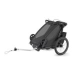 Thule Chariot Sport 2 Einsitzer Premium-Kinderanhänger – Schwarz (Modell 2026)