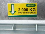Unsinn Baumaschinenanhänger UBA 166x366cm 3,0t | Schwenk-Rampen-Neu – Bild 2