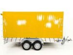 Anhänger mit Plane 185×400 cm 2600 kg | Typ 10.26 | Hochplane 200 cm – Gelb-Neu – Bild 11