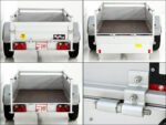Anhänger mit Plane 105x205cm 750kg | Typ U2 | Flachplane Profi blau-Neu – Bild 11