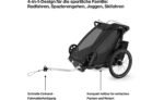 Thule Chariot Sport 2 Einsitzer Premium-Kinderanhänger – Schwarz (Modell 2026) – Bild 4