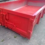 Abrollcontainer 4,5m Baucontainer Flügeltüre – Bild 2