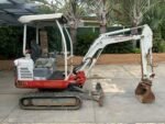 Minibagger Takeuchi TB016 mit Yanmar-Dieselmotor 2012 – Bild 10