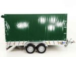 Anhänger mit Plane 185x400cm 2600kg | Typ 10.26 | Hochplane 200cm Grün-Neu – Bild 8