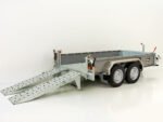 Vezeko Baumaschinenanhänger BA 155x360cm 3,5t | SB | Schwenk-Rampen | grau-Neu – Bild 7