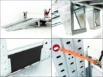 Vezeko Baumaschinenanhänger BA 155x360cm 3,5t | SB | Schwenk-Rampen | grau-Neu – Bild 3