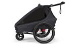 Qeridoo Kidgoo2 Fahrradanhänger für Kinder – Phantom Grey – Phantom Grey – Bild 7