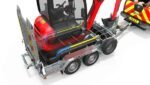 Bagger- und Baumaschinentransporter 2.80 x 1.30m Tandem-Neu – Bild 9