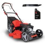 Benzinrasenmäher MS173-51 Scheppach mit Motoröl & Ersatzmesser – 51cm Schnittbreite | Radantrieb-Neu