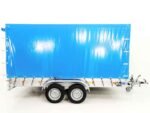 Anhänger mit Plane 185x400cm 2600kg | Typ 10.26 | Hochplane 200cm – Hellblau-Neu – Bild 13