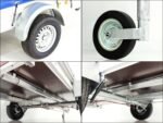 Anhänger mit Plane 150x300cm 1300kg | Typ 7.13 | Hochplane 160cm – Blau-Neu – Bild 12